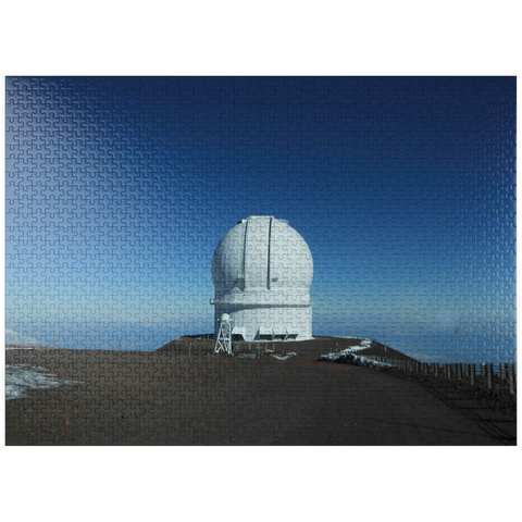 puzzleplate Hawaii, The Big Island: Keck Telescope, Mauna Kea 1000 Jigsaw Puzzle
