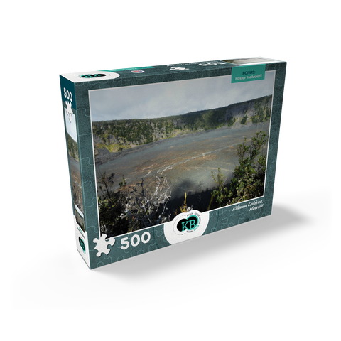 Hawaii, The Big Island: Kilauea Caldera 500 Jigsaw Puzzle box view2