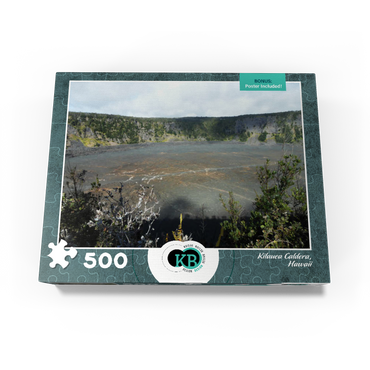 Hawaii, The Big Island: Kilauea Caldera 500 Jigsaw Puzzle box view3