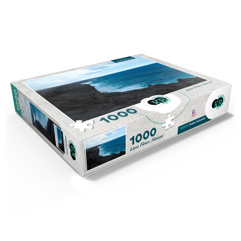 Hawaii, The Big Island: Lava Flow Shoreline 1000 Jigsaw Puzzle box view1