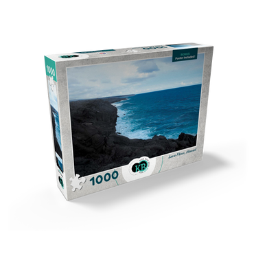 Hawaii, The Big Island: Lava Flow Shoreline 1000 Jigsaw Puzzle box view2