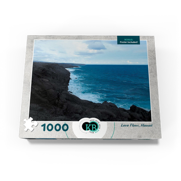 Hawaii, The Big Island: Lava Flow Shoreline 1000 Jigsaw Puzzle box view3