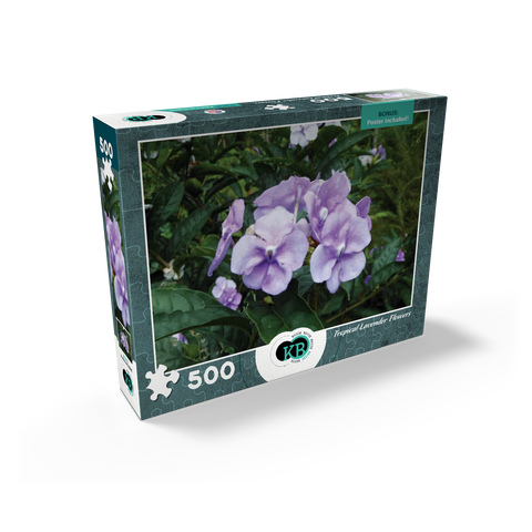 Hawaii, The Big Island: Lavender Island Flowers 500 Jigsaw Puzzle box view2