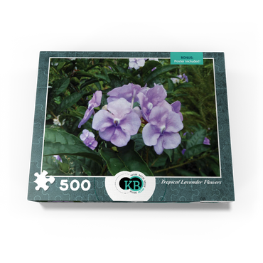 Hawaii, The Big Island: Lavender Island Flowers 500 Jigsaw Puzzle box view3