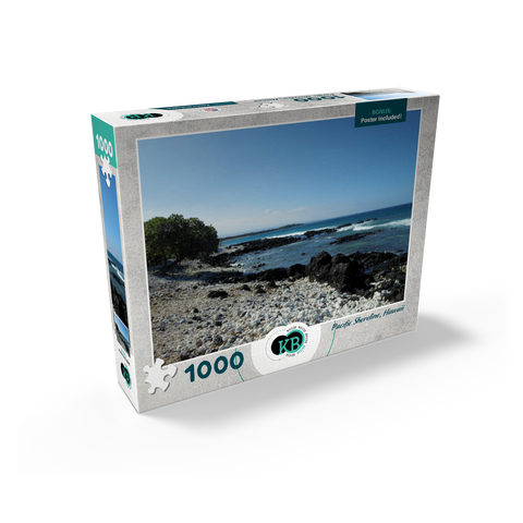 Hawaii, The Big Island: Rocky Pacific Shoreline 1000 Jigsaw Puzzle box view2