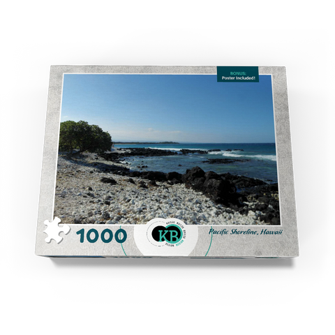 Hawaii, The Big Island: Rocky Pacific Shoreline 1000 Jigsaw Puzzle box view3