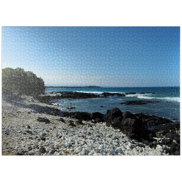 puzzleplate Hawaii, The Big Island: Rocky Pacific Shoreline 1000 Jigsaw Puzzle