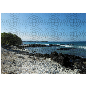 puzzleplate Hawaii, The Big Island: Rocky Pacific Shoreline 500 Jigsaw Puzzle