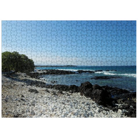 puzzleplate Hawaii, The Big Island: Rocky Pacific Shoreline 500 Jigsaw Puzzle