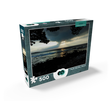 Hawaii, The Big Island: Pacific Shoreline Sunset 500 Jigsaw Puzzle box view2