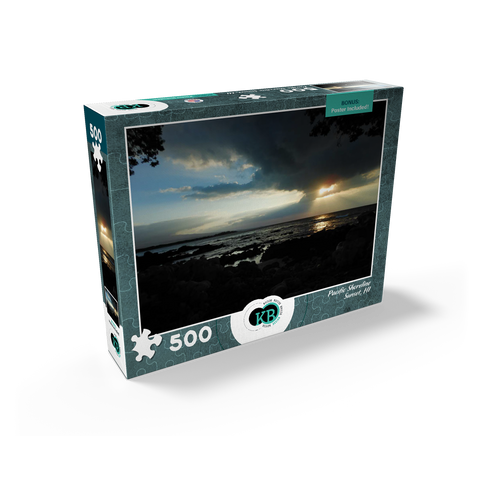 Hawaii, The Big Island: Sunset on the Pacific Shoreline 500 Jigsaw Puzzle box view2