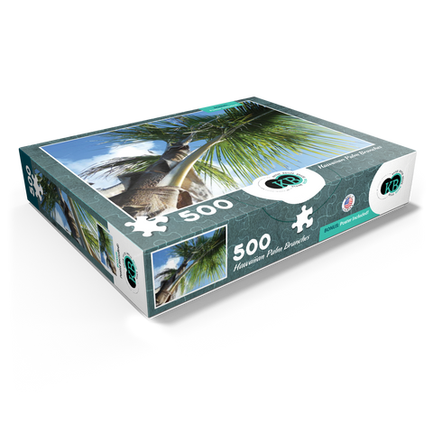 Hawaii, The Big Island: Palm Branches 500 Jigsaw Puzzle box view1