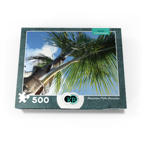 Hawaii, The Big Island: Palm Branches 500 Jigsaw Puzzle box view3