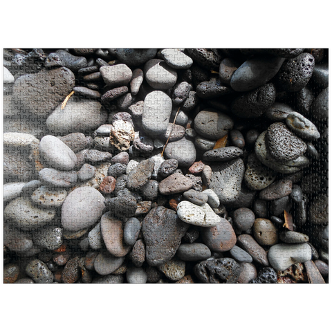 puzzleplate Hawaii, The Big Island: Pebbled Shoreline 1000 Jigsaw Puzzle