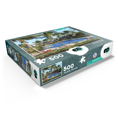 Hawaii, The Big Island: Poolside Paradise Resort 500 Jigsaw Puzzle box view1