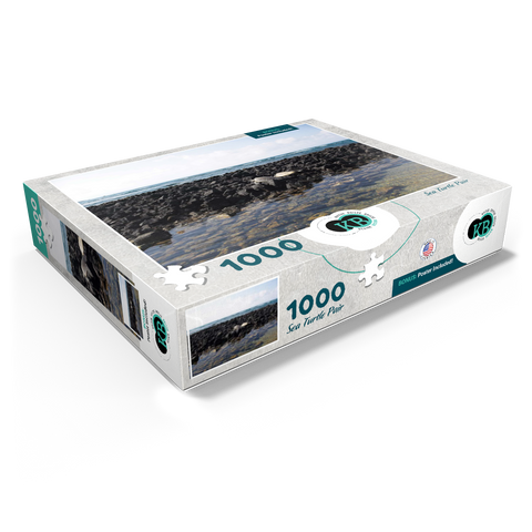 Hawaii, The Big Island: Sea Turtle Pair 1000 Jigsaw Puzzle box view1