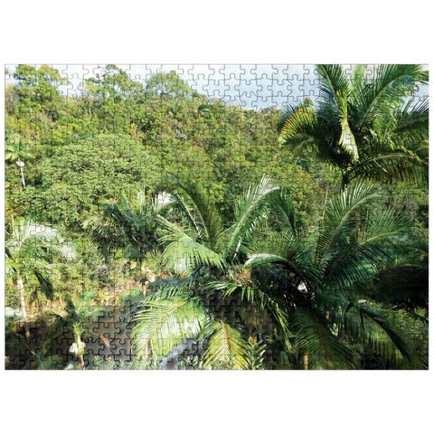 puzzleplate Hawaii, The Big Island: Tropical Island Canopy 500 Jigsaw Puzzle