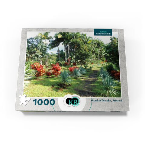 Hawaii, The Big Island: Tropical Garden 1000 Jigsaw Puzzle box view3