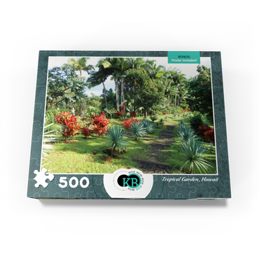 Hawaii, The Big Island: Tropical Garden 500 Jigsaw Puzzle box view3