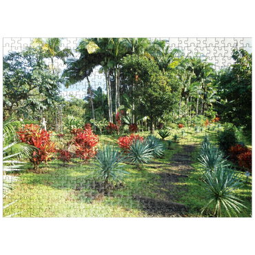 puzzleplate Hawaii, The Big Island: Tropical Garden 500 Jigsaw Puzzle