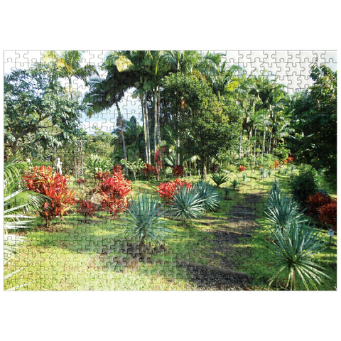 puzzleplate Hawaii, The Big Island: Tropical Garden 500 Jigsaw Puzzle