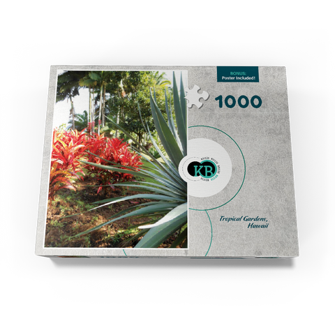 Hawaii, The Big Island: Tropical Gardens Paradise 1000 Jigsaw Puzzle box view3