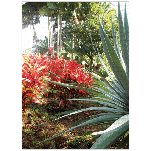 puzzleplate Hawaii, The Big Island: Tropical Gardens Paradise 1000 Jigsaw Puzzle