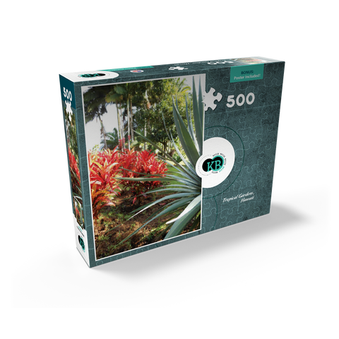 Hawaii, The Big Island: Tropical Gardens Paradise 500 Jigsaw Puzzle box view2