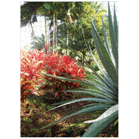 puzzleplate Hawaii, The Big Island: Tropical Gardens Paradise 500 Jigsaw Puzzle