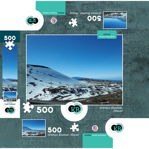 Hawaii, The Big Island: Waimea Roadside 500 Jigsaw Puzzle box 3D Modell