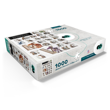 Illustration Collage: Dinosaur Alphabet, vol.2 1000 Jigsaw Puzzle box view1