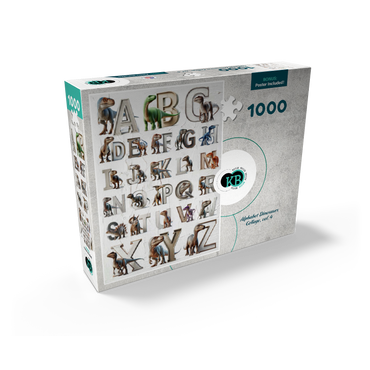 Illustration Collage: Dinosaur Alphabet, vol.4 1000 Jigsaw Puzzle box view2