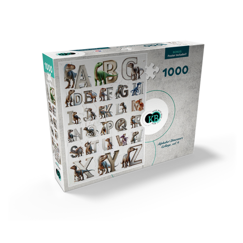 Illustration Collage: Dinosaur Alphabet, vol.4 1000 Jigsaw Puzzle box view2