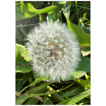 puzzleplate Macro Photography: Dandelion Puff, no.4 1000 Jigsaw Puzzle
