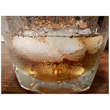 puzzleplate Macro Photography: Condensation, Iced Tea 1000 Jigsaw Puzzle