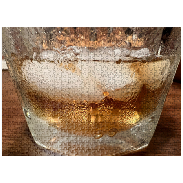 puzzleplate Macro Photography: Condensation, Iced Tea 500 Jigsaw Puzzle