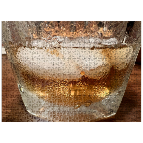 puzzleplate Macro Photography: Condensation, Iced Tea 500 Jigsaw Puzzle