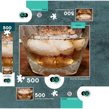 Macro Photography: Condensation, Iced Tea 500 Jigsaw Puzzle box 3D Modell