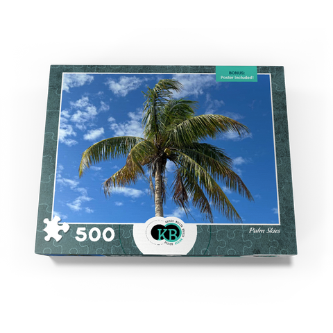 Nature Photography: Palm Skies, Florida, USA 500 Jigsaw Puzzle box view3