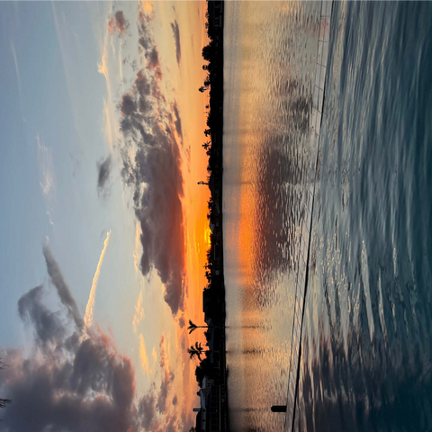 Nature Photography: Infinity Pool Sunset, Florida, USA 1000 Jigsaw Puzzle 3D Modell