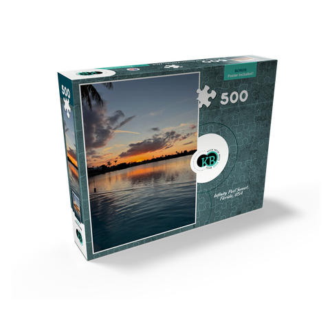 Nature Photography: Infinity Pool Sunset, Florida, USA 500 Jigsaw Puzzle box view2