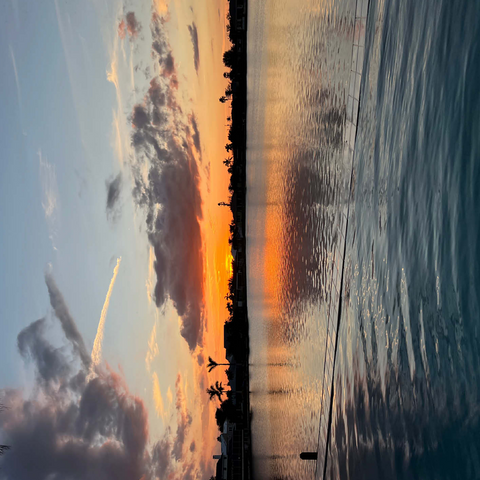 Nature Photography: Infinity Pool Sunset, Florida, USA 500 Jigsaw Puzzle 3D Modell