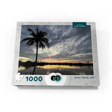 Nature Photography: Sunset, Florida, USA 1000 Jigsaw Puzzle box view3