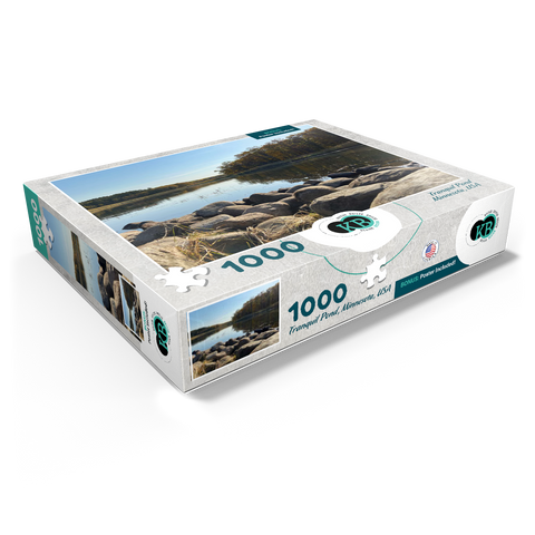 Nature Photography: Tranquil Pond, Minnesota, USA 1000 Jigsaw Puzzle box view1
