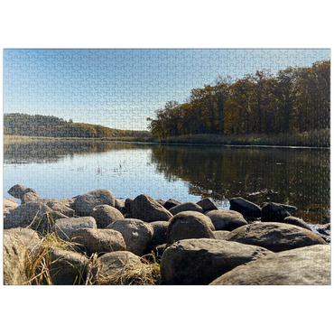 puzzleplate Nature Photography: Tranquil Pond, Minnesota, USA 1000 Jigsaw Puzzle