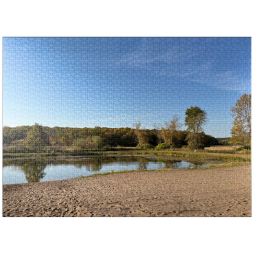 puzzleplate Nature Photography: Scenic Pond, Minnesota, USA 1000 Jigsaw Puzzle