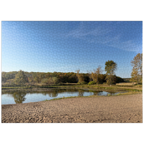 puzzleplate Nature Photography: Scenic Pond, Minnesota, USA 1000 Jigsaw Puzzle