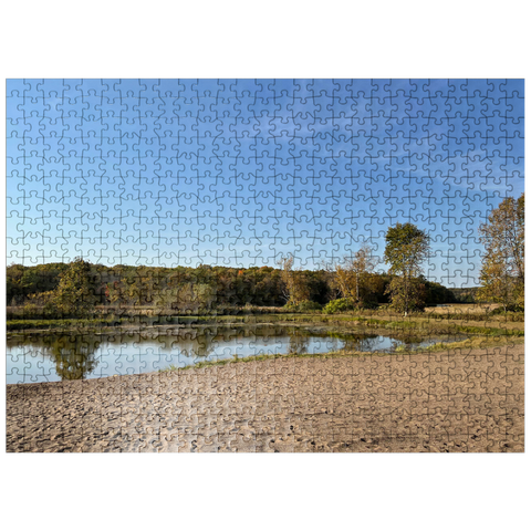 puzzleplate Nature Photography: Scenic Pond, Minnesota, USA 500 Jigsaw Puzzle