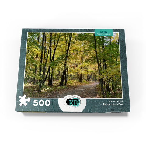 Nature Photography: Scenic Trail, Minnesota, USA 500 Jigsaw Puzzle box view3