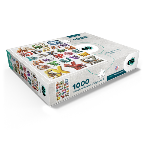 Illustration Collage: Dinosaur Alphabet, vol.5 1000 Jigsaw Puzzle box view1